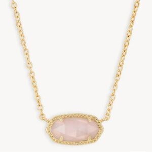 Kendra Scott Gold and Pink Pendant Necklace